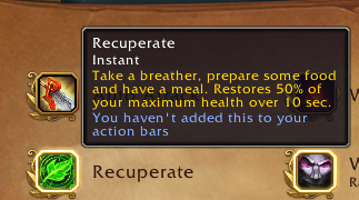 Recuperate Spell Description